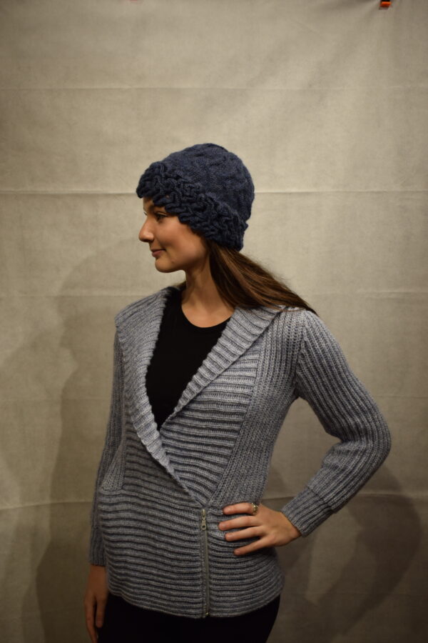 Coral Hat- Designer Evelyn Monteza presents a chic women’s hat. Coming from Peru where she has caught the world’s attention with her unique fashion designs. - Image 5