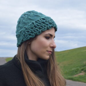Coral Hat- Designer Evelyn Monteza presents a chic women’s hat. Coming from Peru where she has caught the world’s attention with her unique fashion designs.