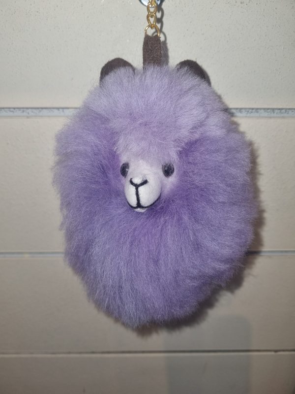 Violet-Alpaca-Keyring