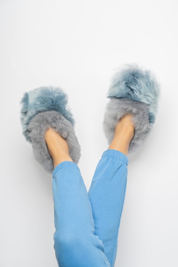 Grey Suri Slippers