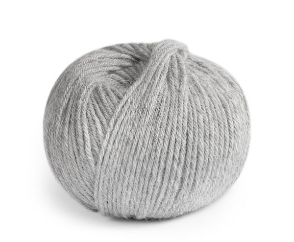 401 Light Grey DK Baby Alpaca Yarn