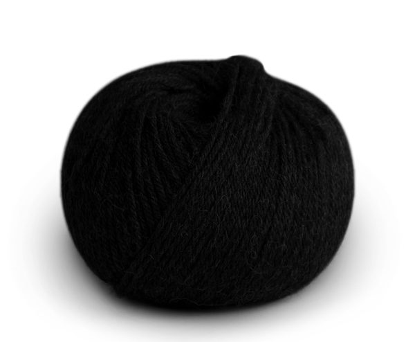 500 Black DK Baby Alpaca Yarn